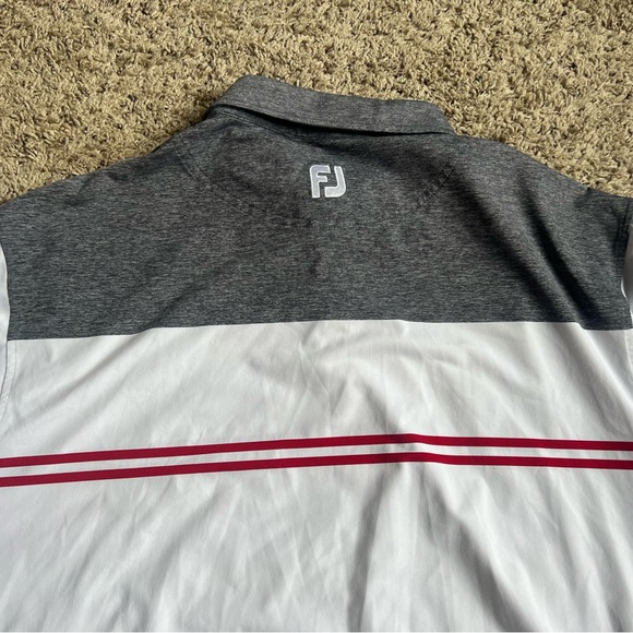 Footjoy Golf Polo Shirt Large Naval Academy Navy Midshipmen Annapolis - Picture 8 of 8